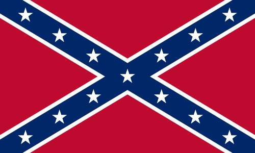 Vector flag of the Confederate Rebel Flag Vector flag of the Confederate Rebel Flag